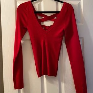 Free people red top